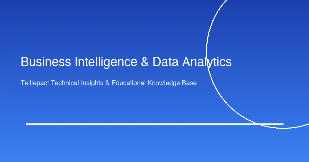 Business intelligence analytics dashboard displaying enterprise KPI data charts and data warehouse architecture