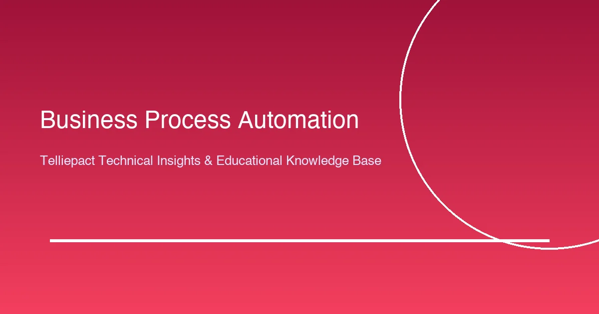 Business process automation diagram illustrating automated API workflow integration